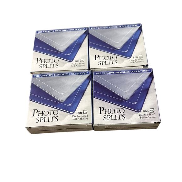 Creative Memories Photo Splits 4 Boxes New 800 count per - Picture 1 of 3